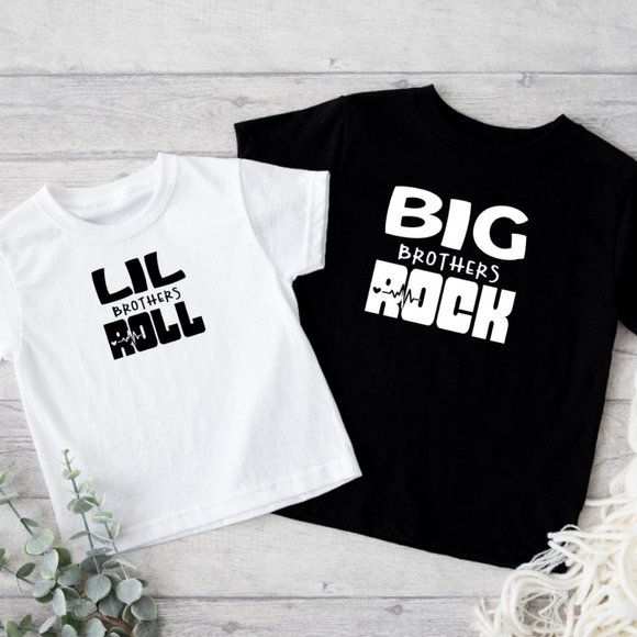Personalized Big Brothers Rock Toddler T-shirt - Picture 3 of 5